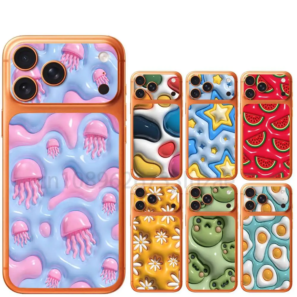 3D Inflate Patterns For iPhone 17 Pro 17 Pro Max Sticker Rear Screen Protector Film Lens Protector Cover
3D Inflate Patterns For iPhone 17 Pro 17 Pro Max Sticker Rear Screen Protector Film Lens Protector Cover