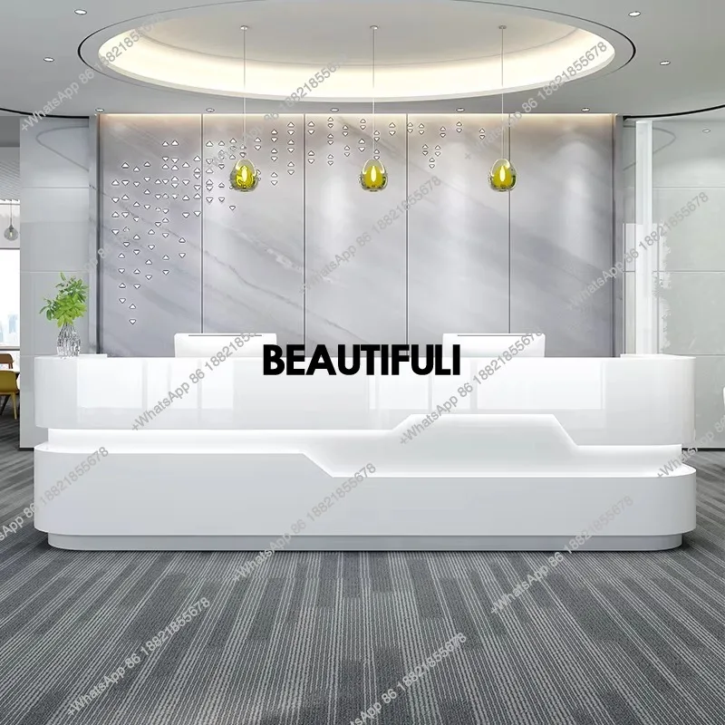 Luxury Glam Cool Minimalist Simple Reception Desk Aesthetic Bar Counter Cool Long Modern Bar Counter Commercial Furniture
Luxury Glam Cool Minimalist Simple Reception Desk Aesthetic Bar Counter Cool Long Modern Bar Counter Commercial Furniture