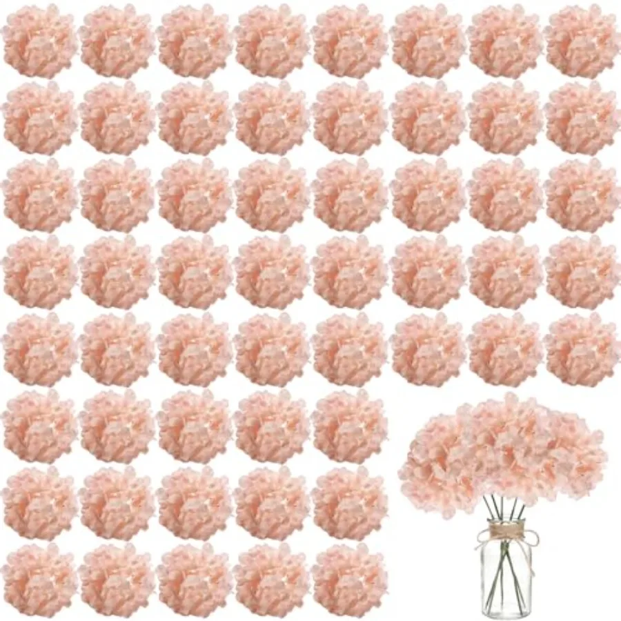 100PCS Artificial Hydrangea Flowers, Fake Flowers Silk Hydrangea Full Flowers Heads with Stems for Wedding Home Party Shop Baby
100PCS Artificial Hydrangea Flowers, Fake Flowers Silk Hydrangea Full Flowers Heads with Stems for Wedding Home Party Shop Baby
