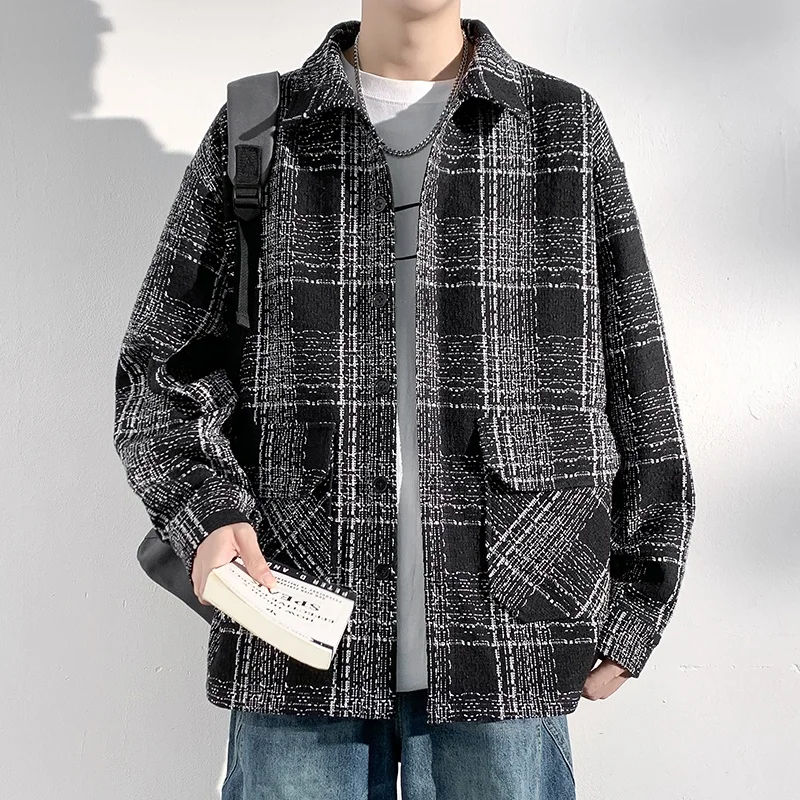 Retro Plaid Men's irt Heavyweight Loose Fit Casual Simple Versatile Jaet Lightweight Luxury Sle Youthful ular Polyes...
Retro Plaid Men's irt Heavyweight Loose Fit Casual Simple Versatile Jaet Lightweight Luxury Sle Youthful ular Polyes...