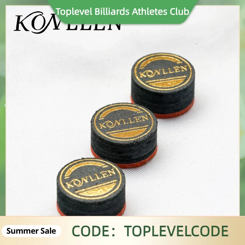 Konllen BIlliard Carom Cue Tip 14mm Selected 6 layers Pigskin Flexibility Professional Libre Cue Tip Billiard Accessories
Konllen BIlliard Carom Cue Tip 14mm Selected 6 layers Pigskin Flexibility Professional Libre Cue Tip Billiard Accessories