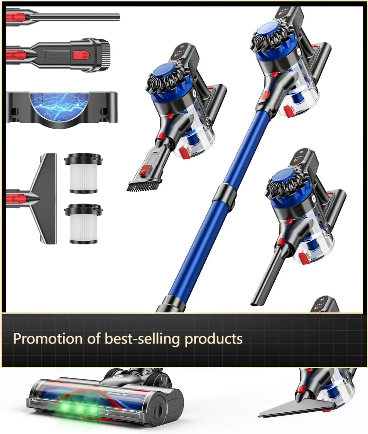 Беспроводной вертикальный пылесос для дома, твердых полов, ковров и шерсти животных, 500 Вт, 40 кПа, 60 минут работы, защита от наматывания волос, настенная зарядка
Беспроводной вертикальный пылесос для дома, твердых полов, ковров и шерсти животных, 500 Вт, 40 кПа, 60 минут работы, защита от наматывания волос, настенная зарядка