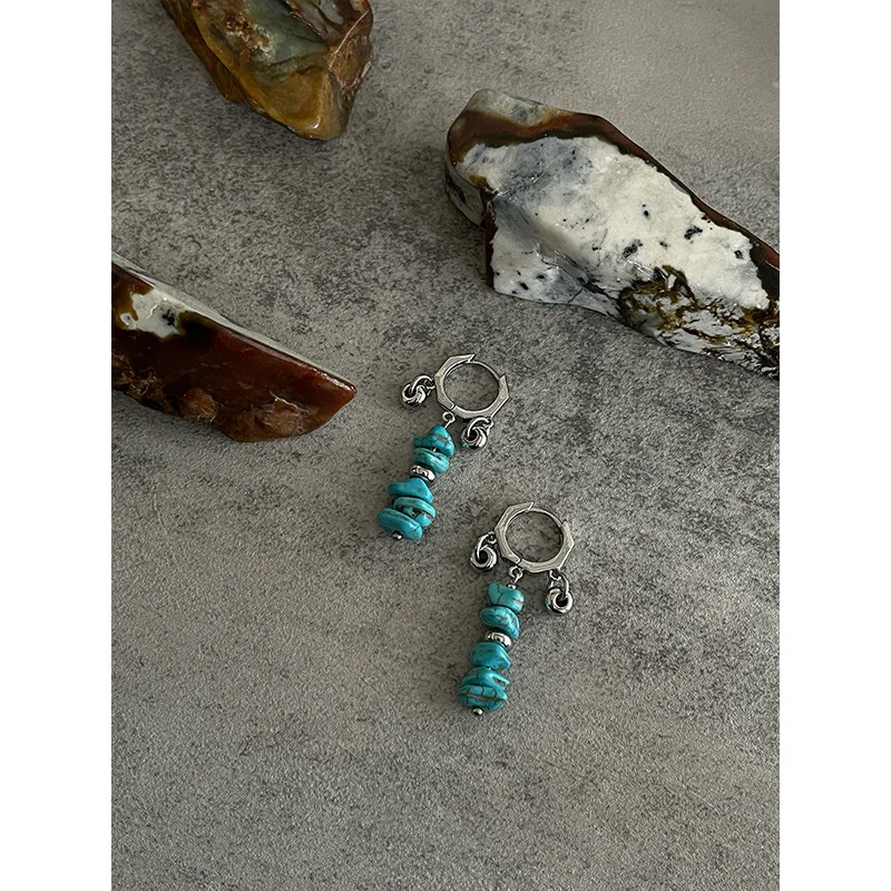Irregular Natural Turquoise Beaded Dangle Earrings Tibetan Ethnic Bohemian Vintage Unique Luxury Drop Ear Jewelry Unisex Accesso
Irregular Natural Turquoise Beaded Dangle Earrings Tibetan Ethnic Bohemian Vintage Unique Luxury Drop Ear Jewelry Unisex Accesso