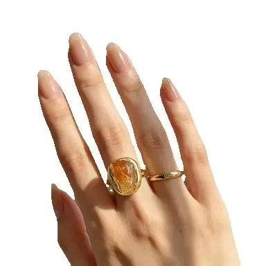 WT-R526 WKT 2024 Style Fashion Natural Gemstone Ring Amethyst And Citrine Adjustable Women Birthday Party Accessory Gift
WT-R526 WKT 2024 Style Fashion Natural Gemstone Ring Amethyst And Citrine Adjustable Women Birthday Party Accessory Gift