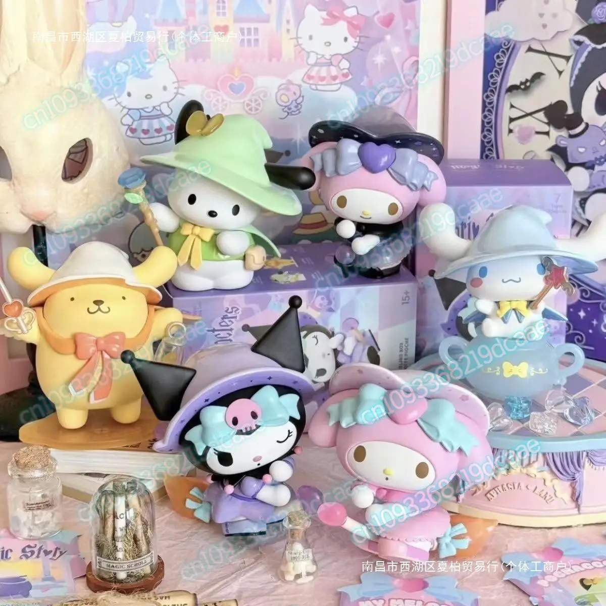 Sanrio Magic Story Blind Box New Melody kuromi Handmade Children's Trendy Play Doll Decorative Gift for Women 
Sanrio Magic Story Blind Box New Melody kuromi Handmade Children's Trendy Play Doll Decorative Gift for Women