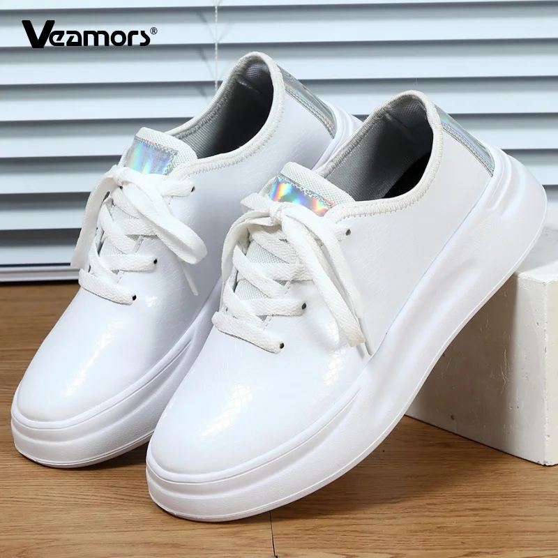 Fashion Lace-up Women's Board Shoes Men PU Leather Casual Sneakers Unisex Elastic Lightweight Running Jogging Shoes
Fashion Lace-up Women's Board Shoes Men PU Leather Casual Sneakers Unisex Elastic Lightweight Running Jogging Shoes