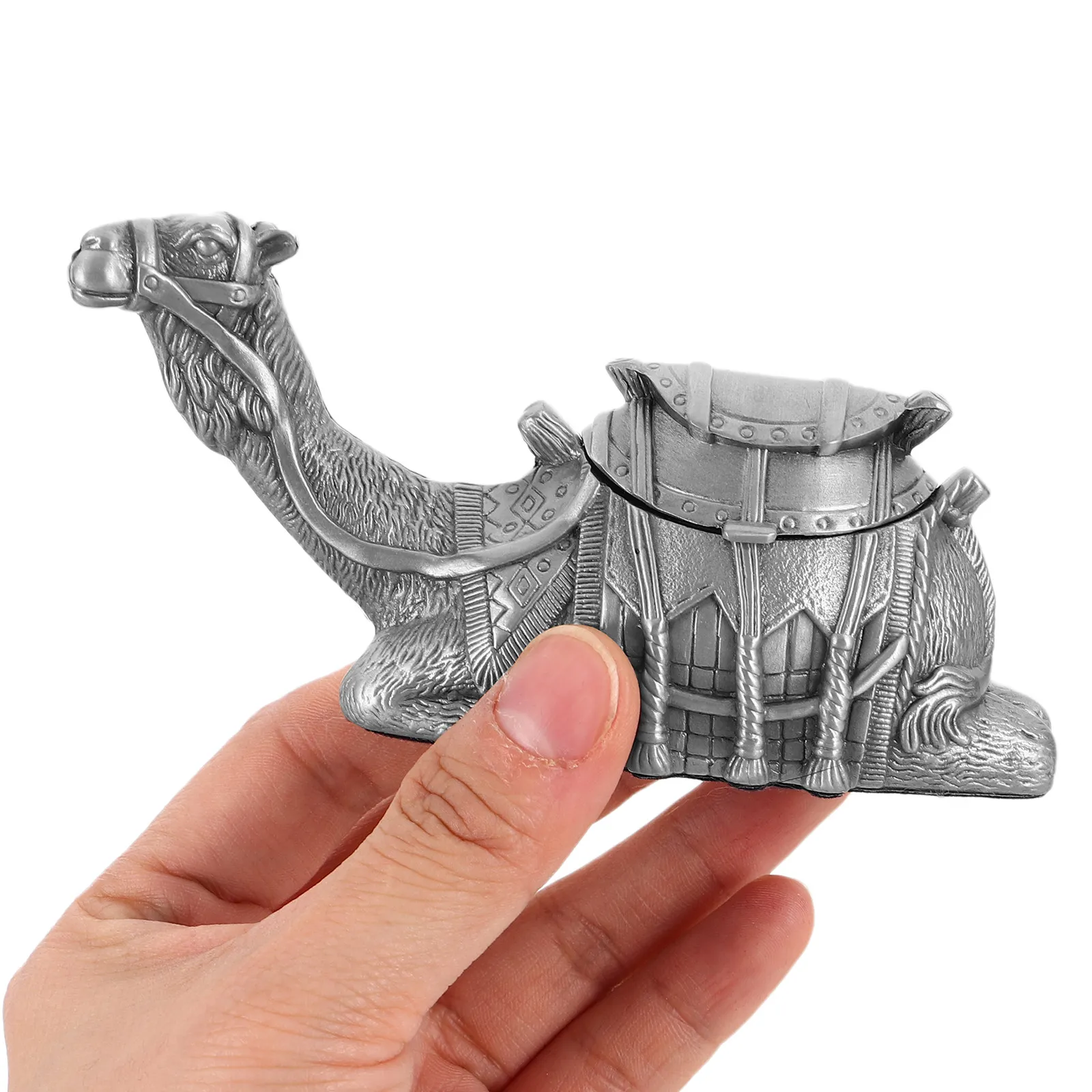 Metal Camel Jewelry Box Zinc Alloy Hinged Animal Trinket Organizer Vintage Jewelry Storage Display Decor
Metal Camel Jewelry Box Zinc Alloy Hinged Animal Trinket Organizer Vintage Jewelry Storage Display Decor