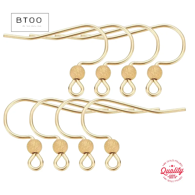 14k Gold Filled Ear Wire with 3mm Stardust Bead for DIY Jewelry Making Handmade Earrings Accessories Clasps
14k Gold Filled Ear Wire with 3mm Stardust Bead for DIY Jewelry Making Handmade Earrings Accessories Clasps
