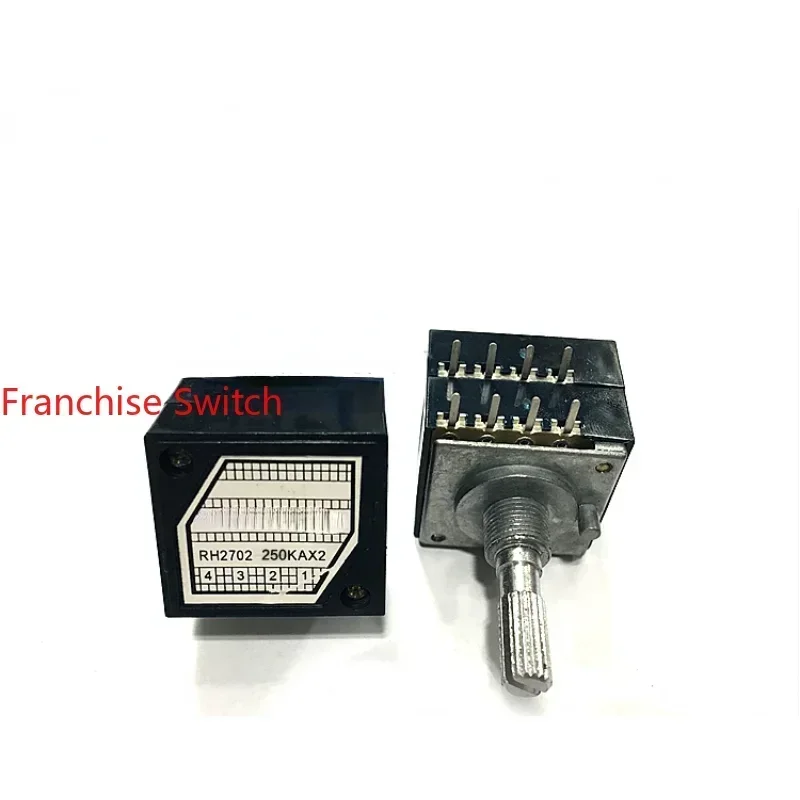 5PCS Fever Level Resistance Stepping 27 Type Duplex Volume Potentiometer RH2702-250KA Exponential
5PCS Fever Level Resistance Stepping 27 Type Duplex Volume Potentiometer RH2702-250KA Exponential