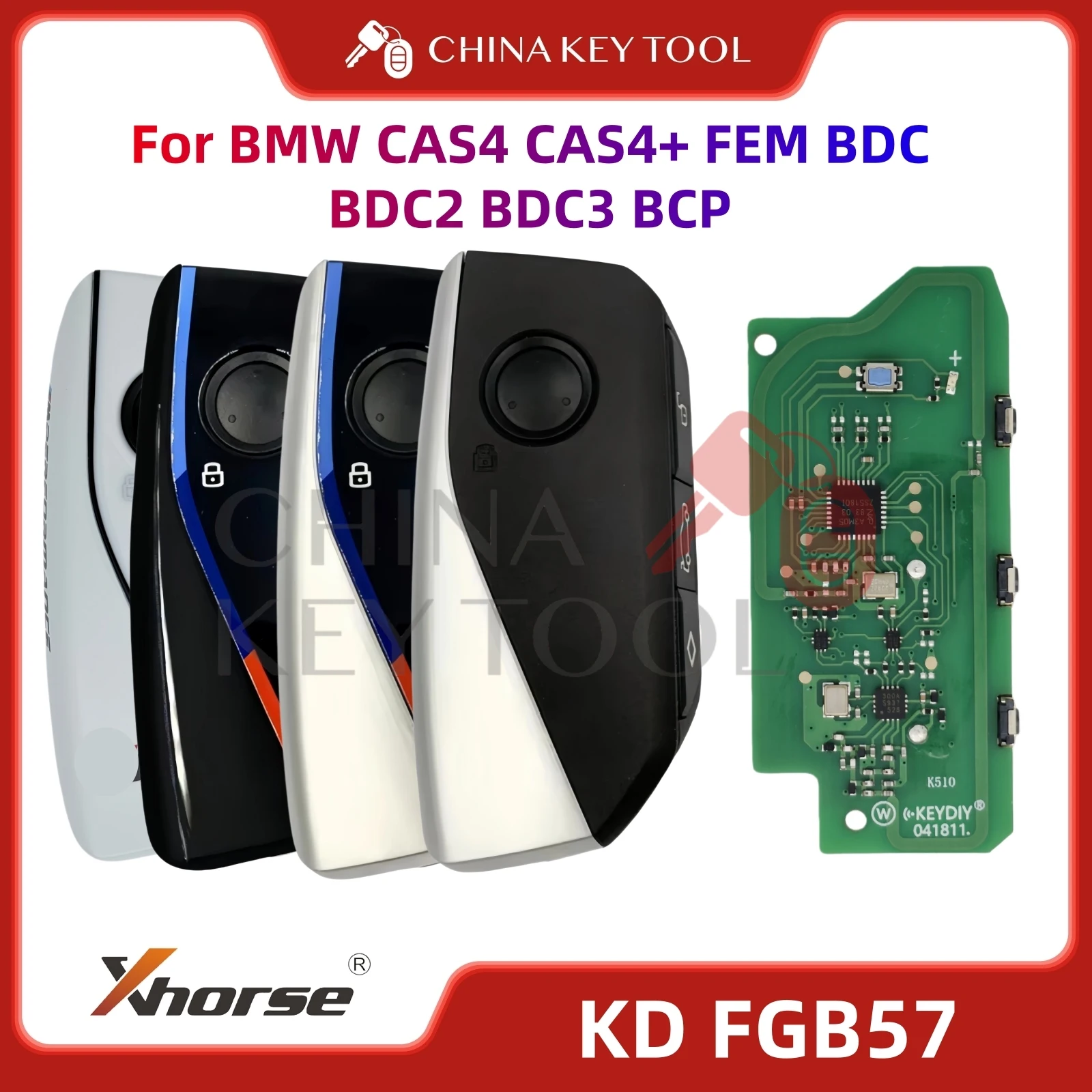 KEYDIY KD FGB57 PCB with Key Shell for BMW CAS4 CAS4+ FEM BDC BDC2 BDC3 BCP
KEYDIY KD FGB57 PCB with Key Shell for BMW CAS4 CAS4+ FEM BDC BDC2 BDC3 BCP