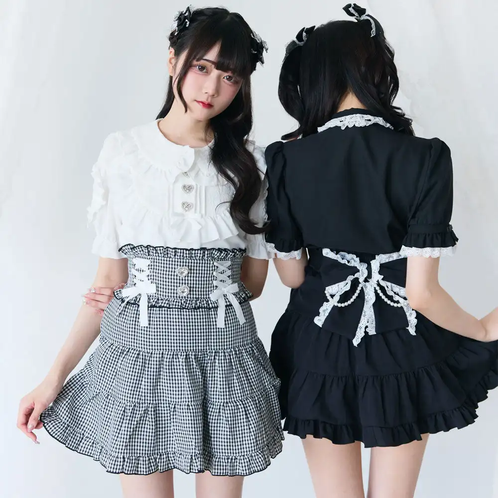 Summer New Sweet Japanese Sle f Skirt Cute Cake Puffy Skirt with Large Bowknot Lace ort Skirt for Women
Summer New Sweet Japanese Sle f Skirt Cute Cake Puffy Skirt with Large Bowknot Lace ort Skirt for Women