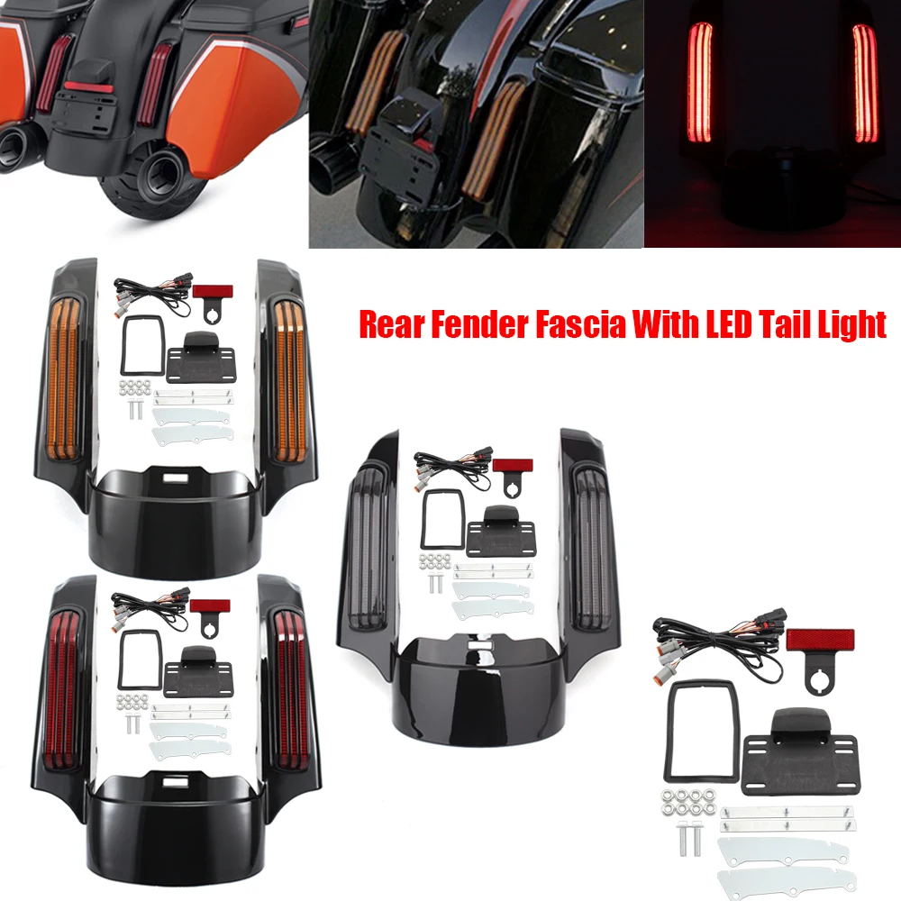 Motorcycle Accessory Rear Mudguard LED Lights Turn Signal Tail Light ABS Plastic For Electra Glide Ultra Classic FLHTCU 2014-20
Motorcycle Accessory Rear Mudguard LED Lights Turn Signal Tail Light ABS Plastic For Electra Glide Ultra Classic FLHTCU 2014-20