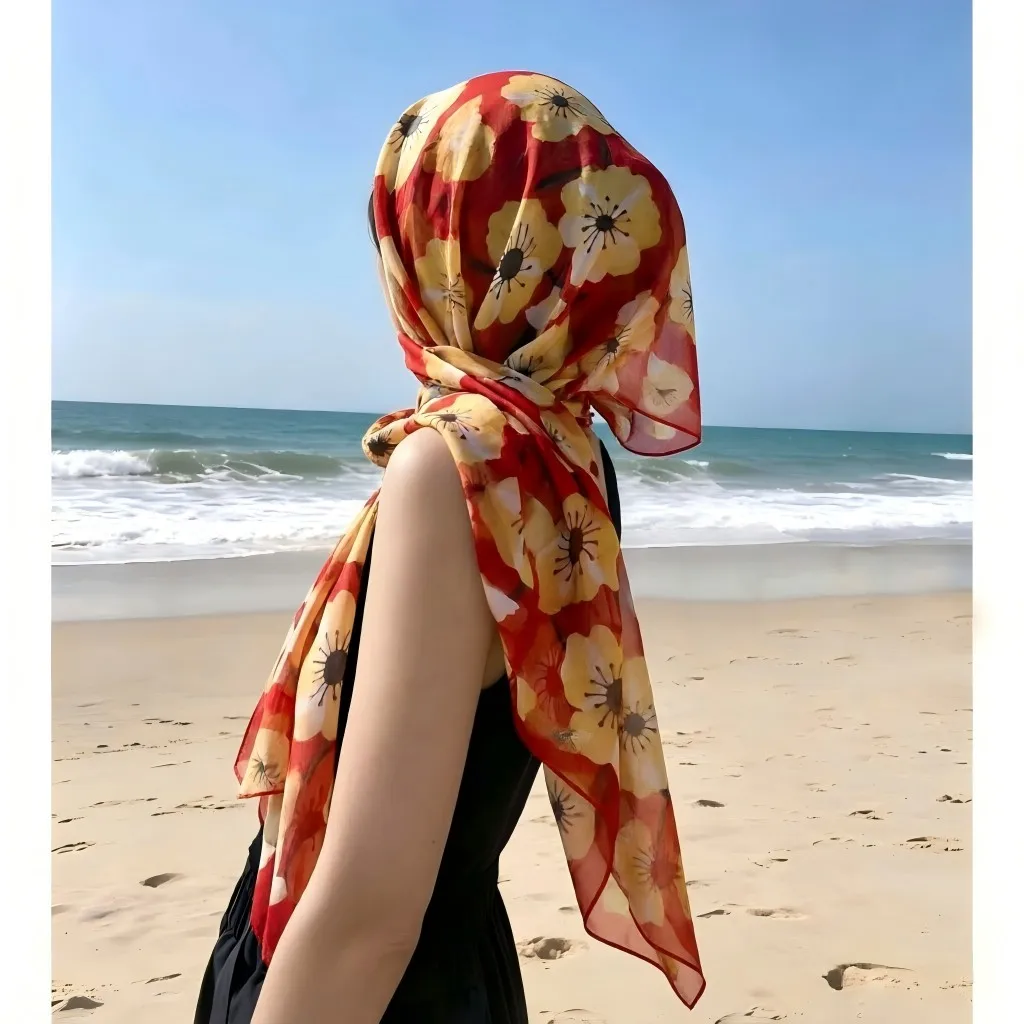 New Arrival Women's Chiffon Georgette Long Scarf 160x50cm Floral Print Spring Autumn Lightweight Shawl Neck Wrap Fashion Accesso
New Arrival Women's Chiffon Georgette Long Scarf 160x50cm Floral Print Spring Autumn Lightweight Shawl Neck Wrap Fashion Accesso