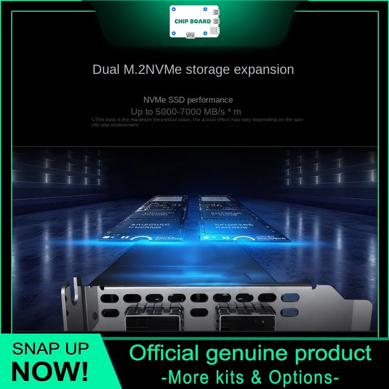 MINISFORUM ENPBA Universal Expansion Card with Dual 25GbE Ports and Dual M.2 Slots for MS-02U / MS-A2 / MS-R1-8180BD795M Systems
MINISFORUM ENPBA Universal Expansion Card with Dual 25GbE Ports and Dual M.2 Slots for MS-02U / MS-A2 / MS-R1-8180BD795M Systems