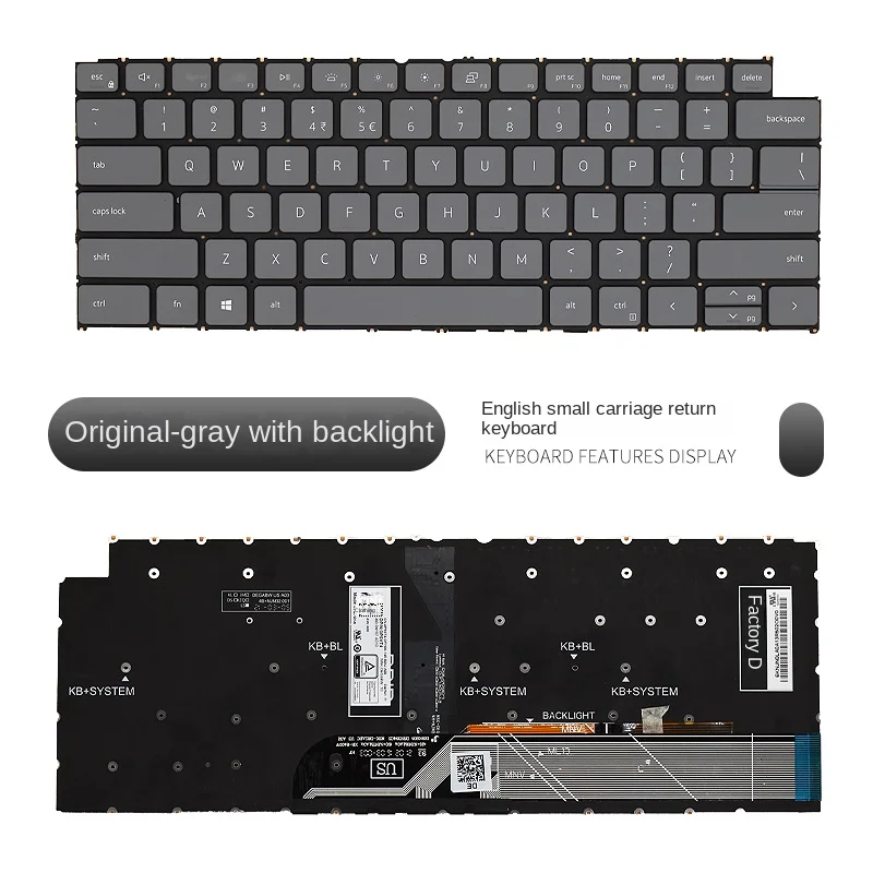 Подходит для замены клавиатуры ноутбука DELL Inspiron13 5310 5410 5415 5418 5320 P144G
Подходит для замены клавиатуры ноутбука DELL Inspiron13 5310 5410 5415 5418 5320 P144G