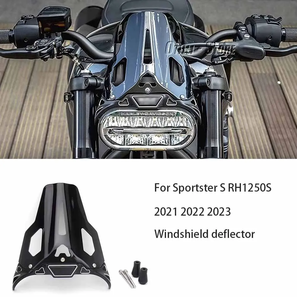 Wind Screen Deflector New For Sportster S RH1250S SPORTSTER S 2021 2022 2023 Windshield Windscreen Motorcycle Accessories Black
Wind Screen Deflector New For Sportster S RH1250S SPORTSTER S 2021 2022 2023 Windshield Windscreen Motorcycle Accessories Black