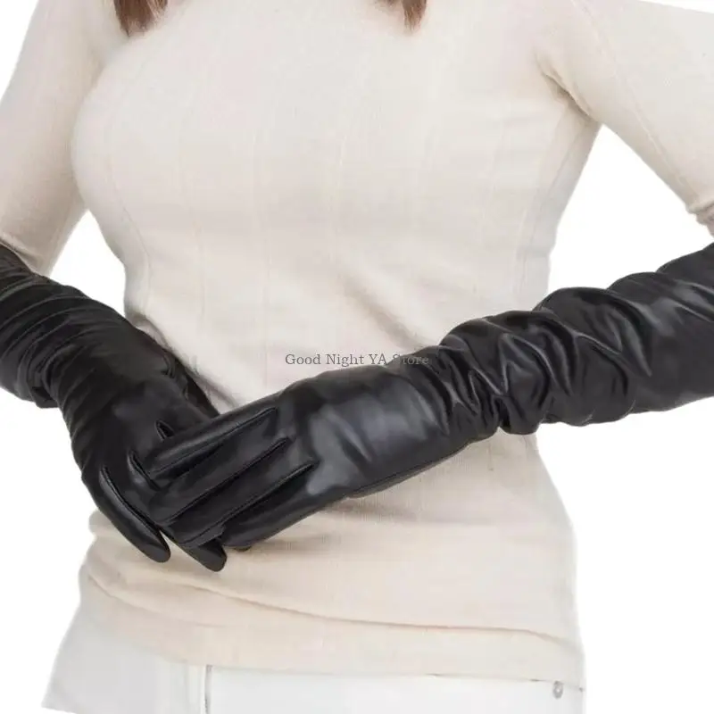 Женские гибкие длинные перчатки из искусственной кожи с полным пальцем, косплей, вечерний ужин, танцы
Женские гибкие длинные перчатки из искусственной кожи с полным пальцем, косплей, вечерний ужин, танцы
