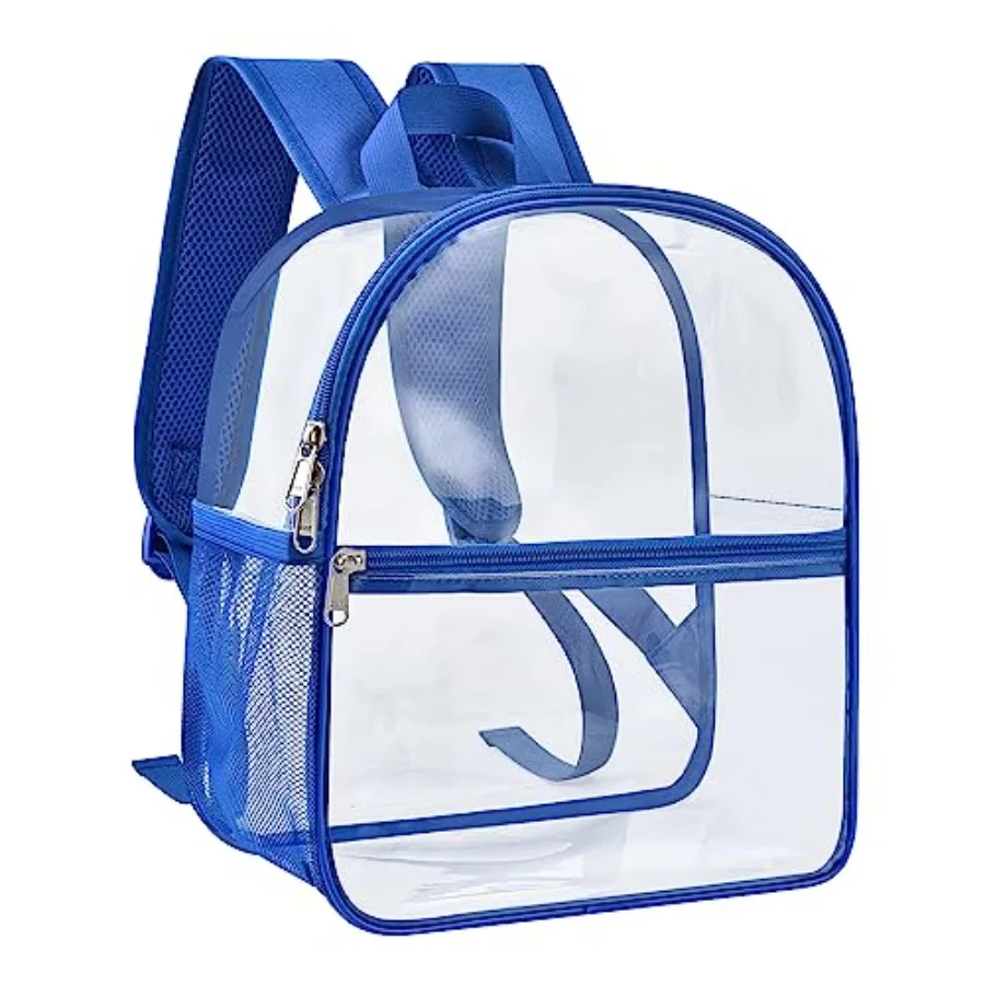 Clear Backpack Stadium Approved 12×12×6 with Reinforced and Wider Shoulder Straps, Small Clear Bag for Schools, Concerts, Work,
Clear Backpack Stadium Approved 12×12×6 with Reinforced and Wider Shoulder Straps, Small Clear Bag for Schools, Concerts, Work,
