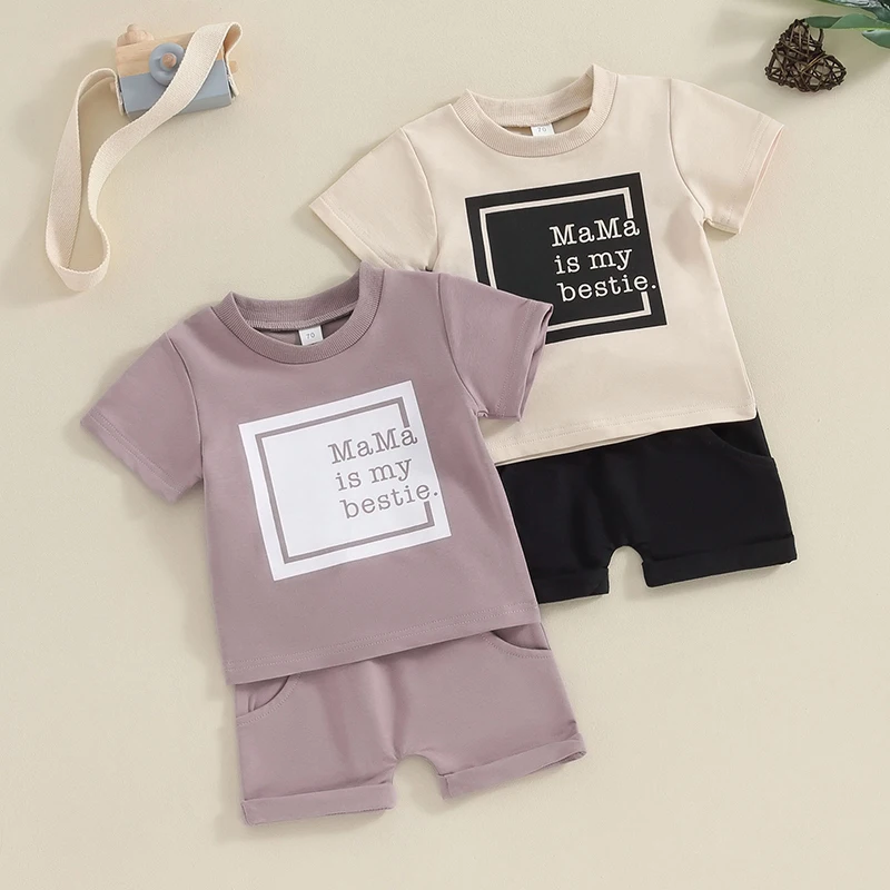 0-3Y Newborn Baby Girl Letter Print Short Sleeve T-Shirt and Elastic Shorts Fashion Soft Tracksuit Summer Clothes Outfit
0-3Y Newborn Baby Girl Letter Print Short Sleeve T-Shirt and Elastic Shorts Fashion Soft Tracksuit Summer Clothes Outfit