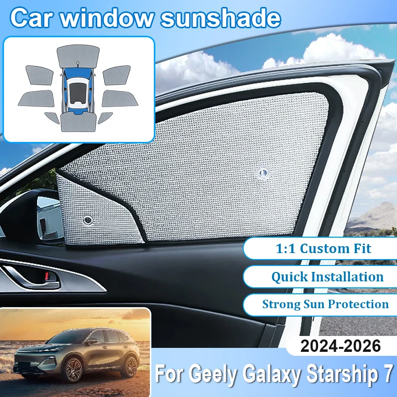 For Geely Galaxy Starship 7 EM i Parts EX5 P145 2024 2025 2026 Car Aluminum Covers Visors UV Protector Sunshade Auto Accessories
For Geely Galaxy Starship 7 EM i Parts EX5 P145 2024 2025 2026 Car Aluminum Covers Visors UV Protector Sunshade Auto Accessories