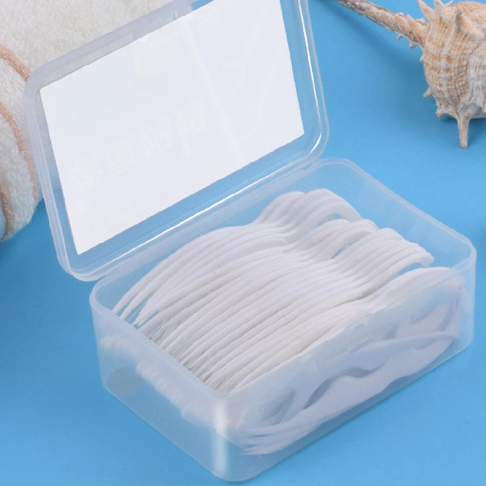 50pcs Dental Floss Picks Teeth Cleaner Fresh Breath Plaque Removal Ultra Thin Wire Comfort Stimulation Easy Access Back
50pcs Dental Floss Picks Teeth Cleaner Fresh Breath Plaque Removal Ultra Thin Wire Comfort Stimulation Easy Access Back