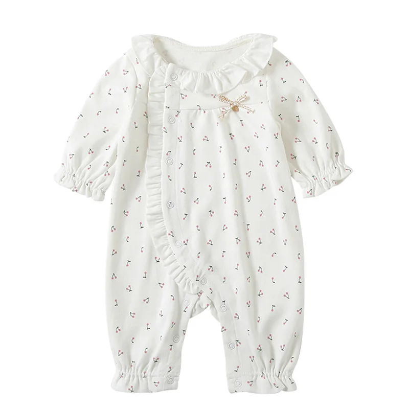 Autumn Spring 0-24M Newborn Baby Girls Romper Long Sleeved Cotton Printing Toddler Baby Girl Jumpsuit Baby Girl Clothing
Autumn Spring 0-24M Newborn Baby Girls Romper Long Sleeved Cotton Printing Toddler Baby Girl Jumpsuit Baby Girl Clothing