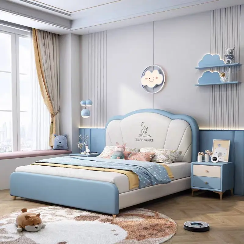 !@Pink or Blue Up-holstered Beds Queen Size Kids Single Twin Kids Leather Bed for Prince and Princess
!@Pink or Blue Up-holstered Beds Queen Size Kids Single Twin Kids Leather Bed for Prince and Princess
