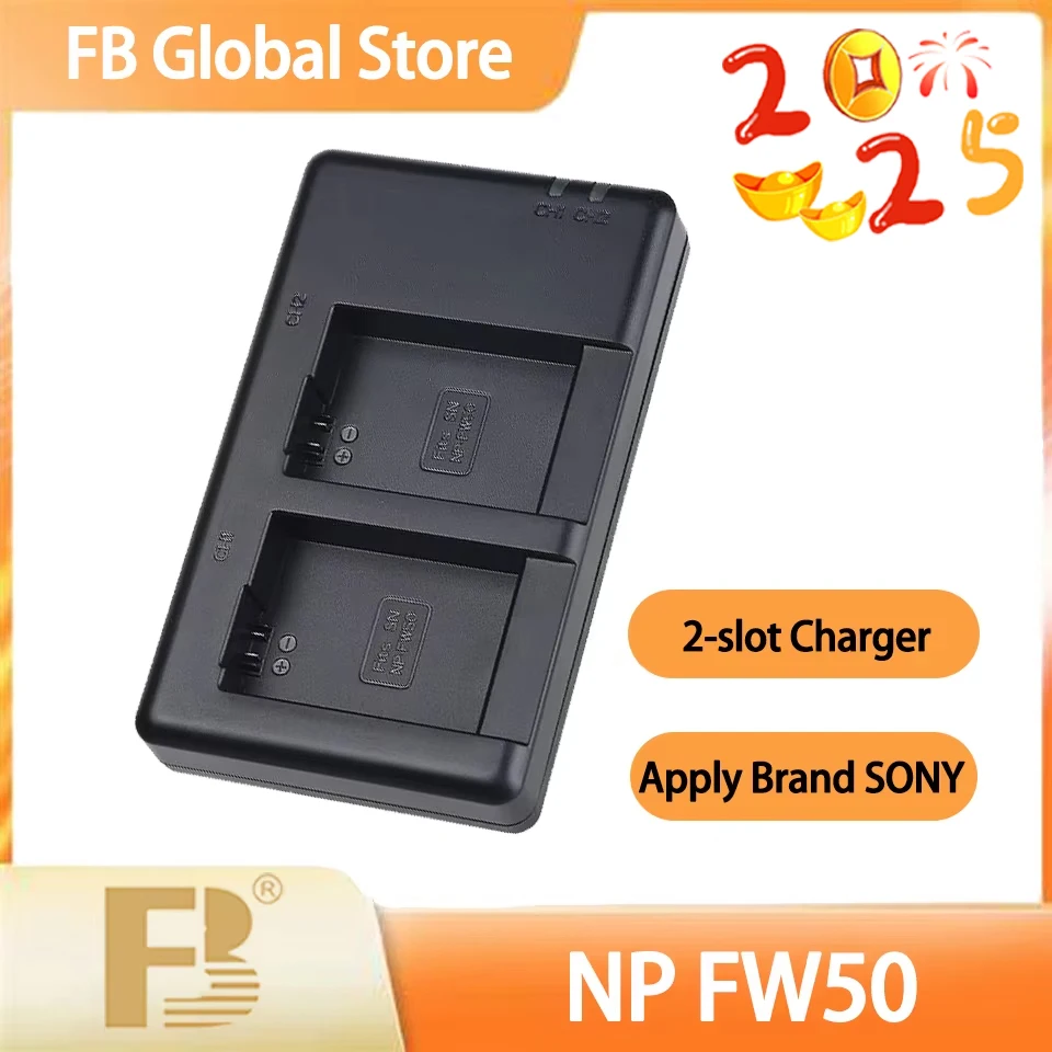 FB NP-FW50 Dual Slot Lightweight Portable Camera Battery Charger for SONY ILCE-6500 ILCE-5000 ILCE-7SM2 DSC-RX10M3 ILCE-QX1
FB NP-FW50 Dual Slot Lightweight Portable Camera Battery Charger for SONY ILCE-6500 ILCE-5000 ILCE-7SM2 DSC-RX10M3 ILCE-QX1