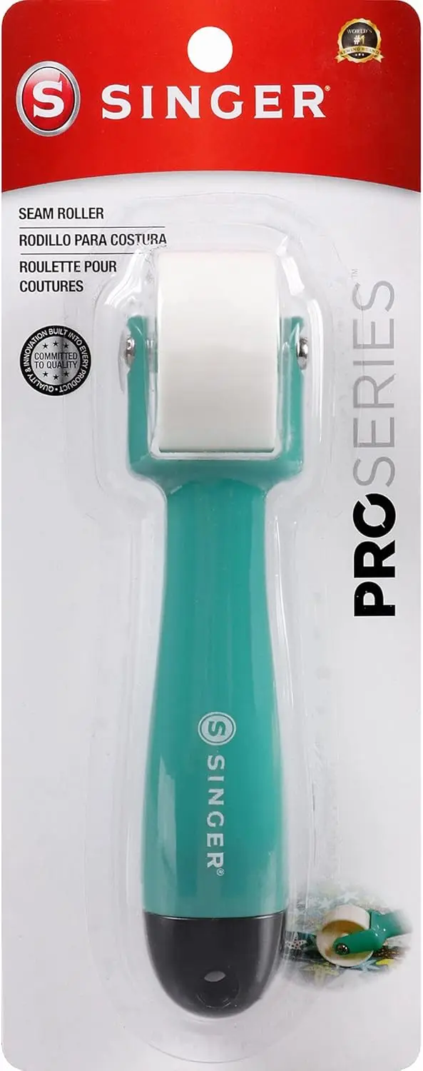 Seam Roller for Sewing, Teal/Black/White, Crafting Tool
Seam Roller for Sewing, Teal/Black/White, Crafting Tool