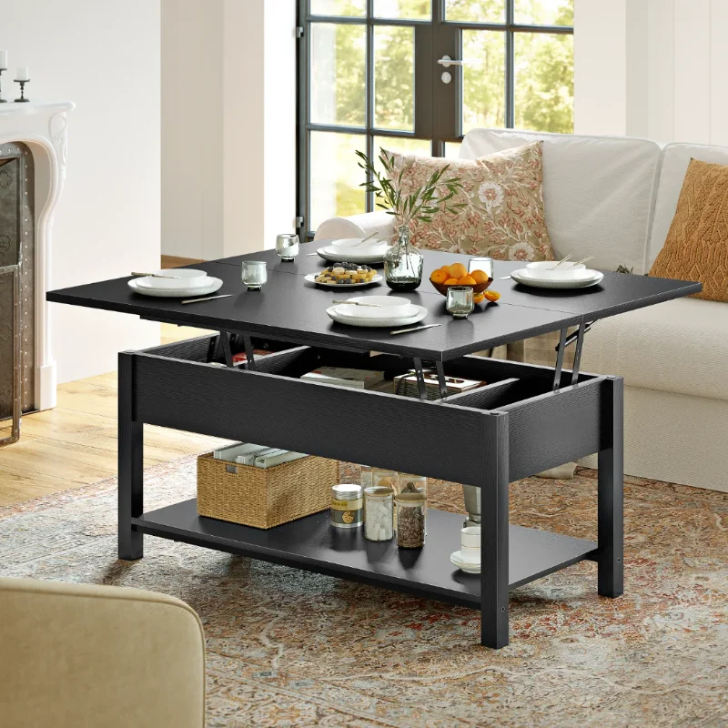 41.73"Lift Top Coffee Table,4 in 1 Multi-Function Convertible Coffee Table with Hidden Storage Modern Framhouse Coffee Table
41.73"Lift Top Coffee Table,4 in 1 Multi-Function Convertible Coffee Table with Hidden Storage Modern Framhouse Coffee Table