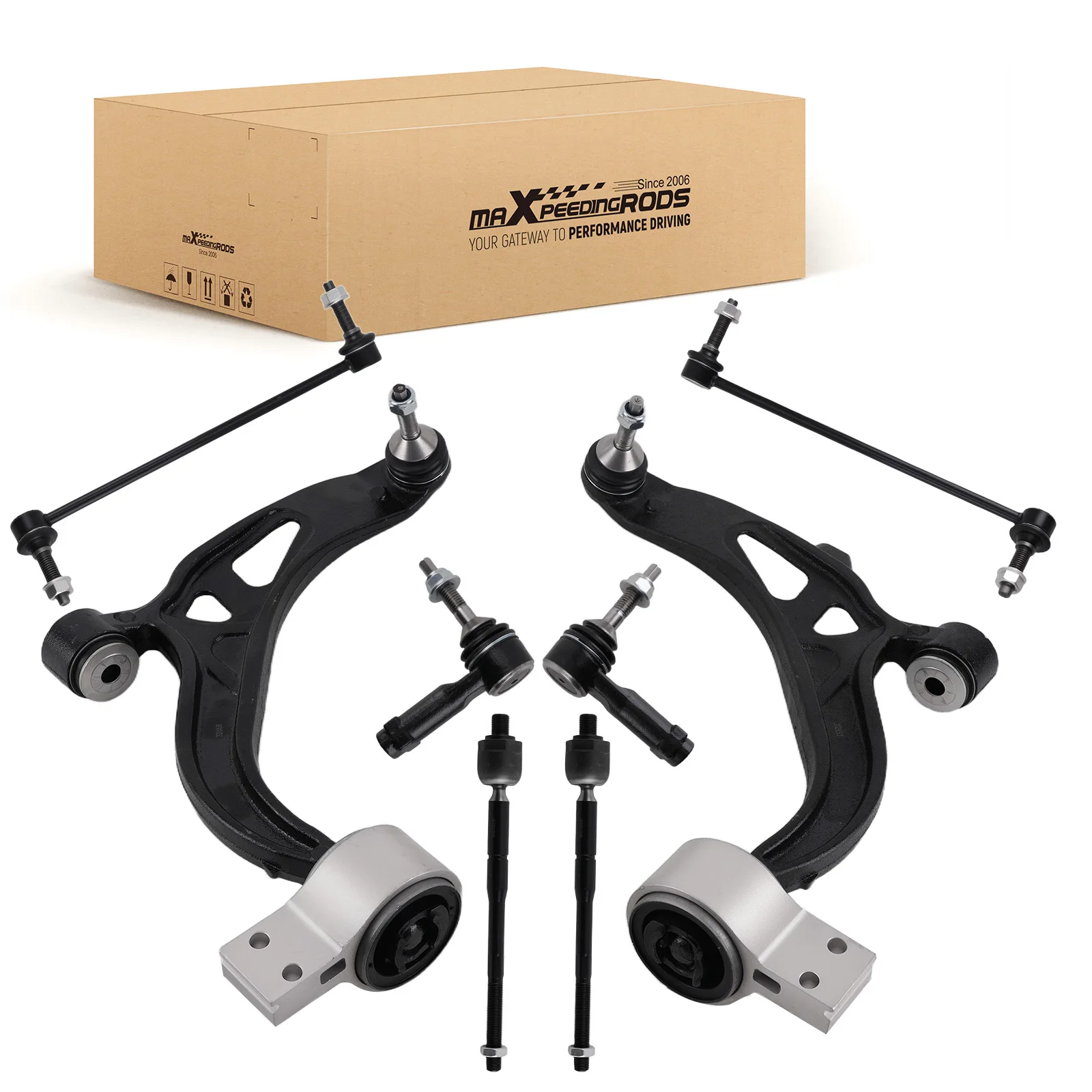 MaXpeedingrods Suspension 8x Front Lower Control Arm Kit for Ford Explorer 2011-2019 2 or 4 Wheel Drive BB5Z3079B GB5Z3079G
MaXpeedingrods Suspension 8x Front Lower Control Arm Kit for Ford Explorer 2011-2019 2 or 4 Wheel Drive BB5Z3079B GB5Z3079G