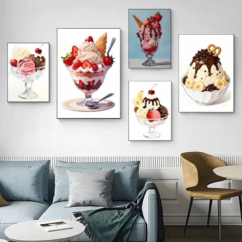 Tasty Ice Cream in A Bowl Poster wall stickers -suitable for all rooms perfect gift
Tasty Ice Cream in A Bowl Poster wall stickers -suitable for all rooms perfect gift
