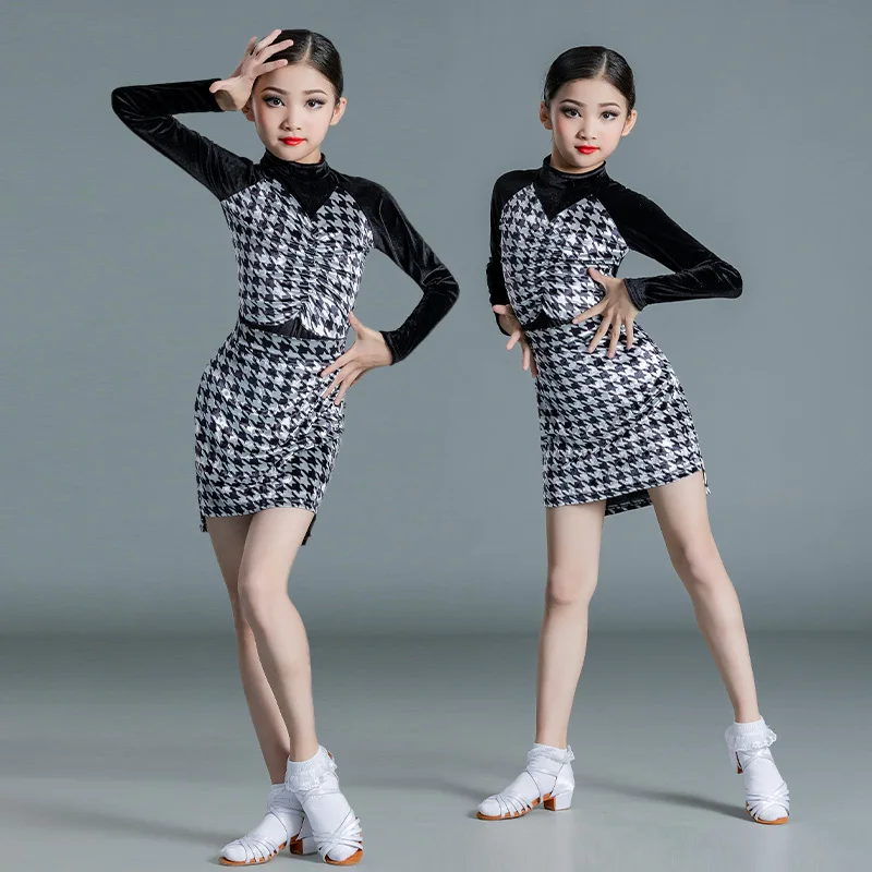 1 Set Girls Latin Dance Dress Kids Ballroom Costume Latin Dress Costume Professional Long Sleeves Salsa Rumba Cha Cha Tango
1 Set Girls Latin Dance Dress Kids Ballroom Costume Latin Dress Costume Professional Long Sleeves Salsa Rumba Cha Cha Tango