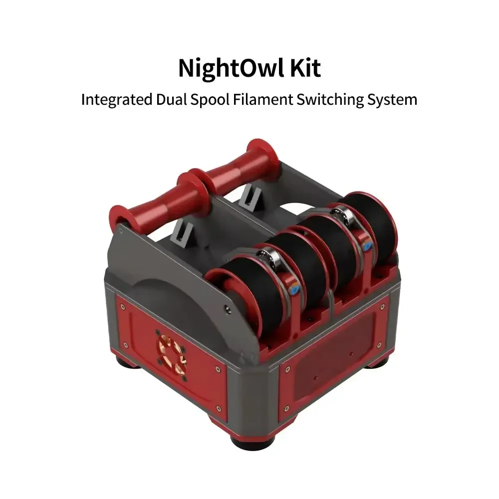 FYSETC NightOwl Kit Integrated Dual Spool Filament Switching System Multi Material MMU 3D Printer for Voron2.4 Trident