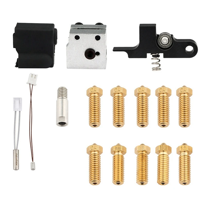 3D Printer Hotend Kit For Sidewinder X1 Genius With Silicone Sock, Heating Tube And Throat Extruder B
3D Printer Hotend Kit For Sidewinder X1 Genius With Silicone Sock, Heating Tube And Throat Extruder B