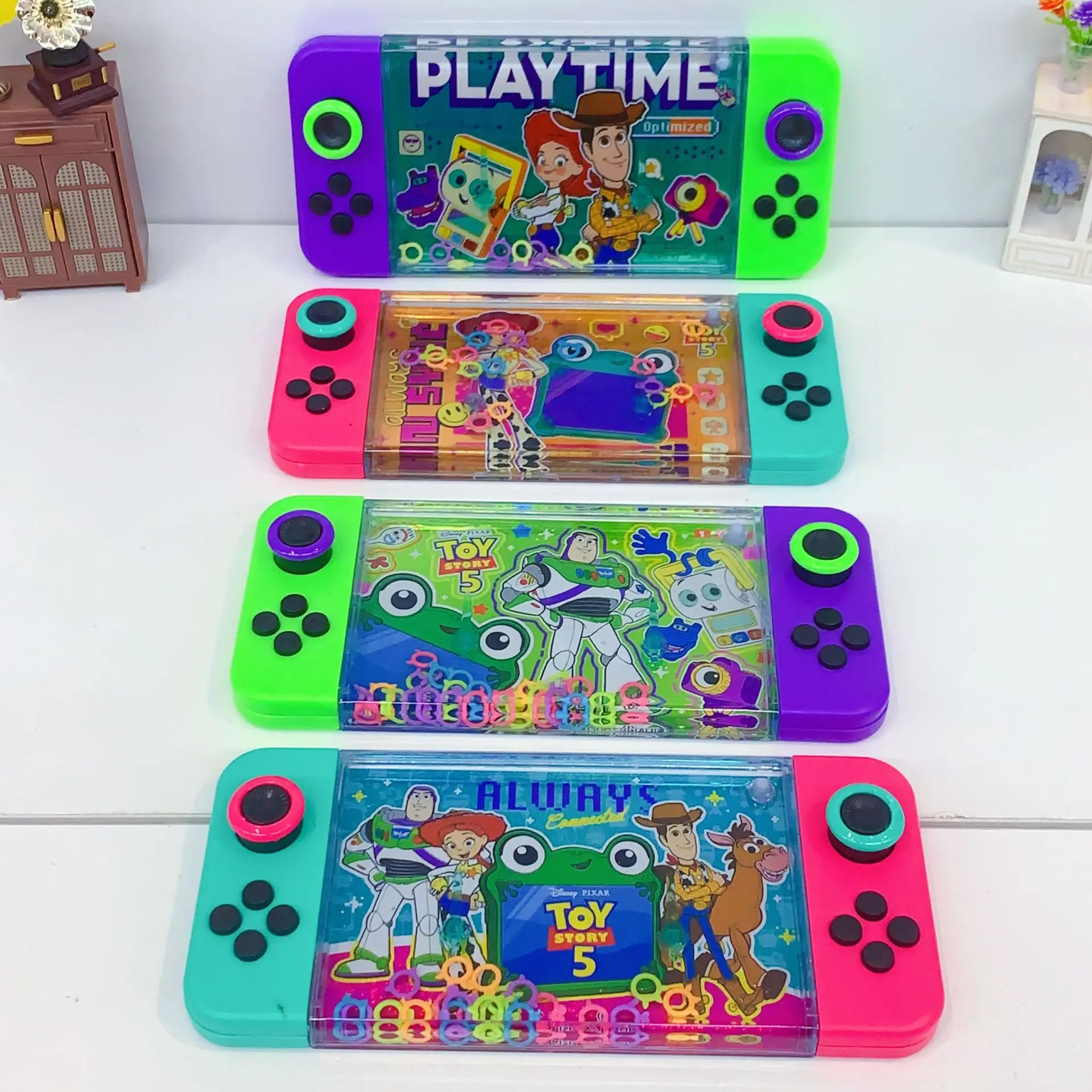 Toy Story Game Water Machine Classic Ring Game Machine Buzz Lightyear Nostalgic Toy
Toy Story Game Water Machine Classic Ring Game Machine Buzz Lightyear Nostalgic Toy