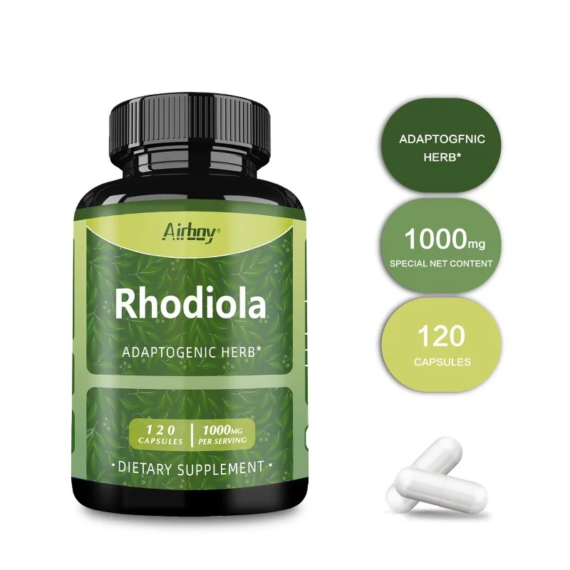 Rhodiola Supplement - Reduce Anxiety, Supports Brain Function and Memory, Improves Athletic Performance, Non-GMO, Gluten-Free
Rhodiola Supplement - Reduce Anxiety, Supports Brain Function and Memory, Improves Athletic Performance, Non-GMO, Gluten-Free