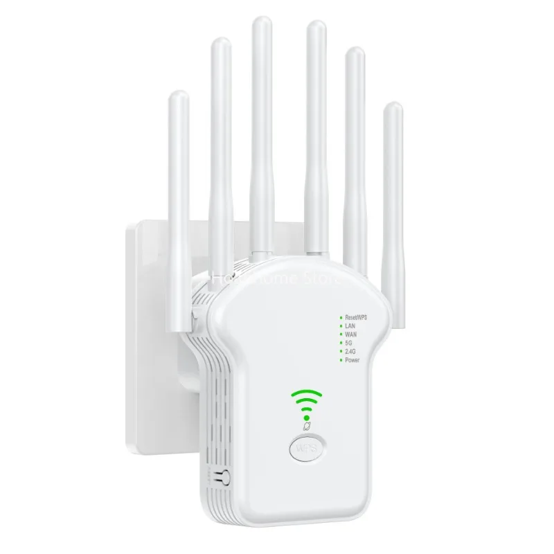 Wireless Repeater WiFi Signal Amplifier Dual-Band Extender Extender Gigabit Router Enhancer 
Wireless Repeater WiFi Signal Amplifier Dual-Band Extender Extender Gigabit Router Enhancer