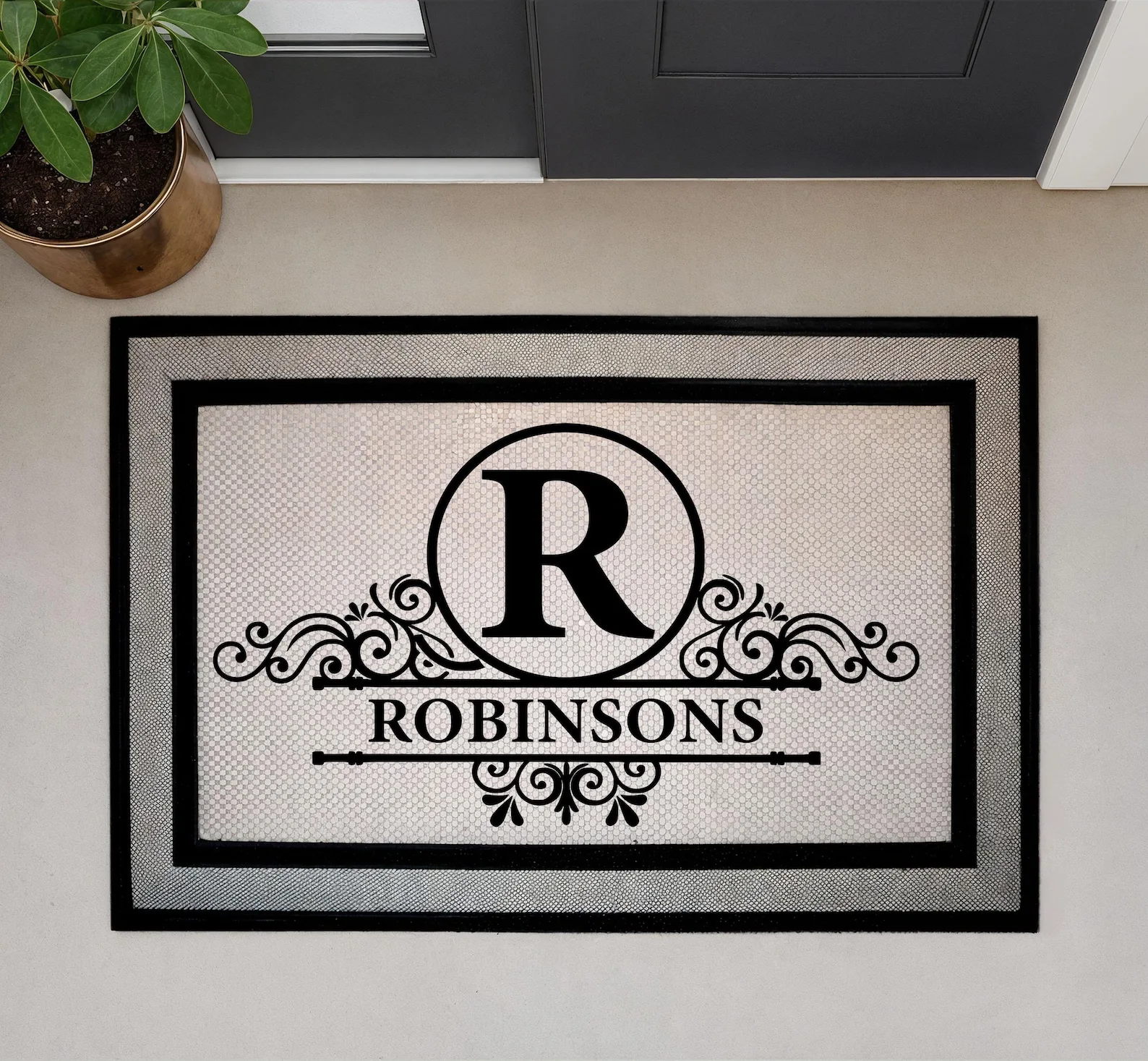 Custom Family Name Doormat Housewarming Wedding Gifts Personalized Welcome Mat Custom Text Initial Option Door Non-slip Rug
Custom Family Name Doormat Housewarming Wedding Gifts Personalized Welcome Mat Custom Text Initial Option Door Non-slip Rug