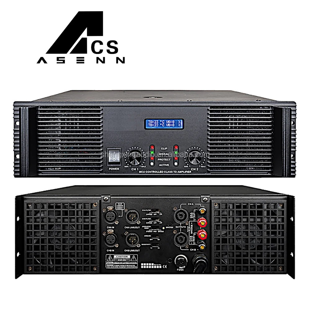 TD-26 Power Amplifier 2*2600W Custom Amplifier Audio High Power Professional Stage Amplifier
TD-26 Power Amplifier 2*2600W Custom Amplifier Audio High Power Professional Stage Amplifier