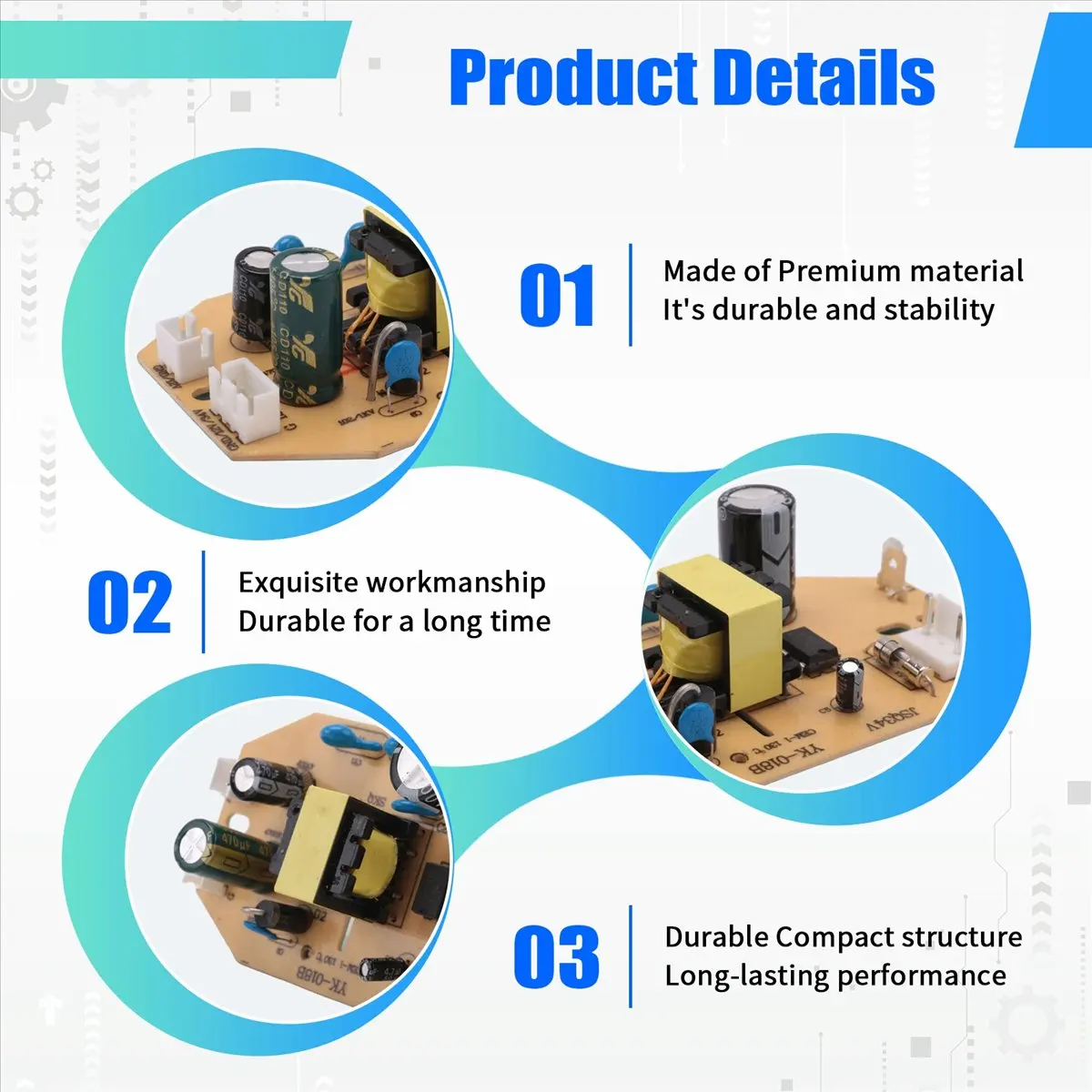 A32M 12V 34V 35W Universal Humidifier Board Replacement Part Component Atomization Circuit Plate Module Control Power Supply