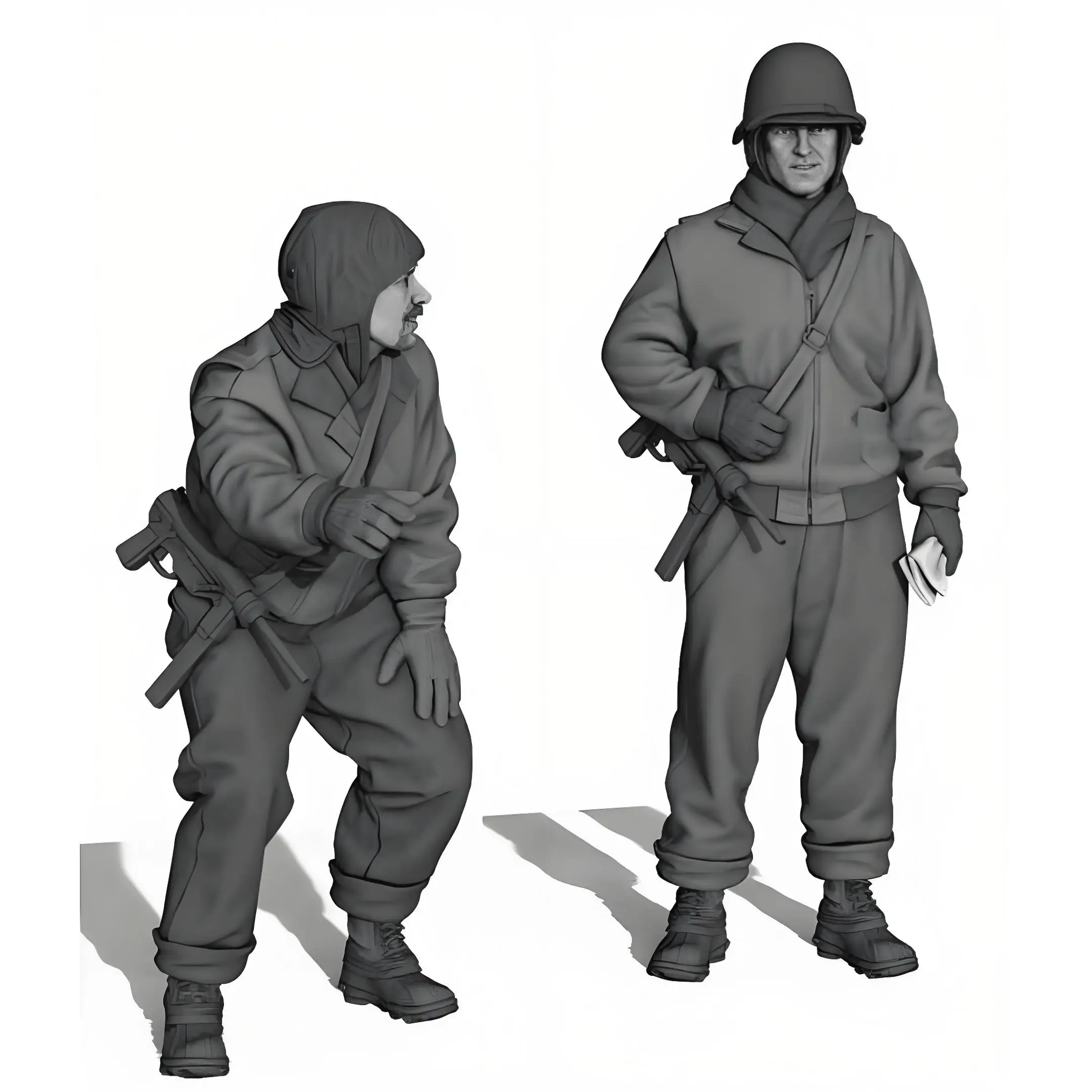 1/35 Resin Model US Army Soldier Resin Model White Model Kit Diagram GK Colorless Self Assembly
1/35 Resin Model US Army Soldier Resin Model White Model Kit Diagram GK Colorless Self Assembly