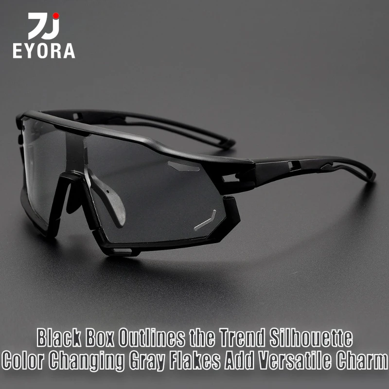EYORA Outdoor Sports Windproof Sunglasses Photochromic Cycling Glasses Fashionable Polarized Sunglasses for Men and Women
EYORA Outdoor Sports Windproof Sunglasses Photochromic Cycling Glasses Fashionable Polarized Sunglasses for Men and Women