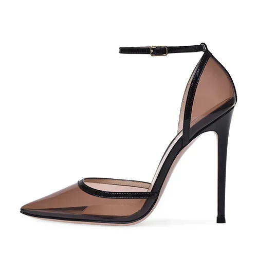 Black Pvc Women Jelly Single Shoes Stiletto Heels Tacones Para Mujer Ladies Casual Sapatos Feminino Belt Buckle Chaussures Femme
Black Pvc Women Jelly Single Shoes Stiletto Heels Tacones Para Mujer Ladies Casual Sapatos Feminino Belt Buckle Chaussures Femme