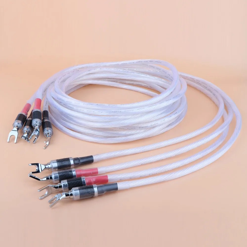 Preffair 11cores OCC Silver Plated HIFI SPeaker Cable Carbon Fiber Rhodium plating Y Plug Speaker Wire for Audiophiles
Preffair 11cores OCC Silver Plated HIFI SPeaker Cable Carbon Fiber Rhodium plating Y Plug Speaker Wire for Audiophiles