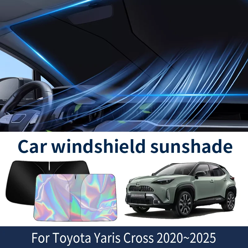 Front Windshield Sunshade For Toyota Yaris Cross 2020~2025 2024 2023 Car Sun Visor Heat Insulation Summer Cooling Accessories
Front Windshield Sunshade For Toyota Yaris Cross 2020~2025 2024 2023 Car Sun Visor Heat Insulation Summer Cooling Accessories