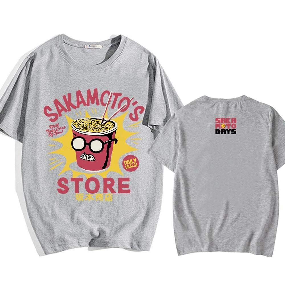 Sakamoto Dayi Manga Style Printed T-shirt, Short-sleeved Loose Cotton T-shirt, Folk Style Casual Wear for Both Men and Women
Sakamoto Dayi Manga Style Printed T-shirt, Short-sleeved Loose Cotton T-shirt, Folk Style Casual Wear for Both Men and Women