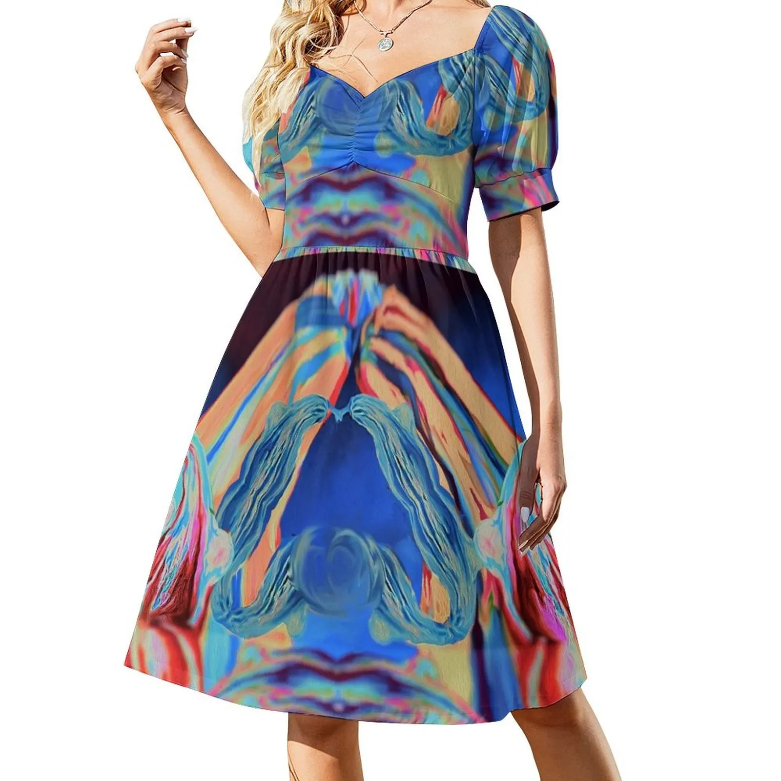 Ice Kiss Short-Sleeved Dress women's clothing summer 2025 novelties women formal occasion dresses
Ice Kiss Short-Sleeved Dress women's clothing summer 2025 novelties women formal occasion dresses