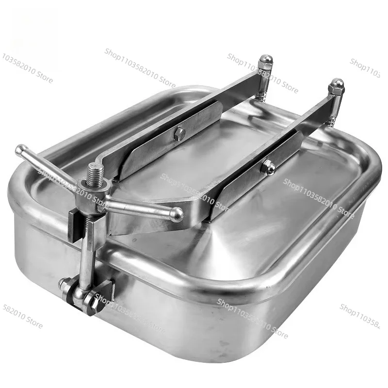 304 316 Food Grade Sanitary Stainless Steel 430mm 530mm Rectangular tank Pressure square Manway Door Manhole Cover
304 316 Food Grade Sanitary Stainless Steel 430mm 530mm Rectangular tank Pressure square Manway Door Manhole Cover