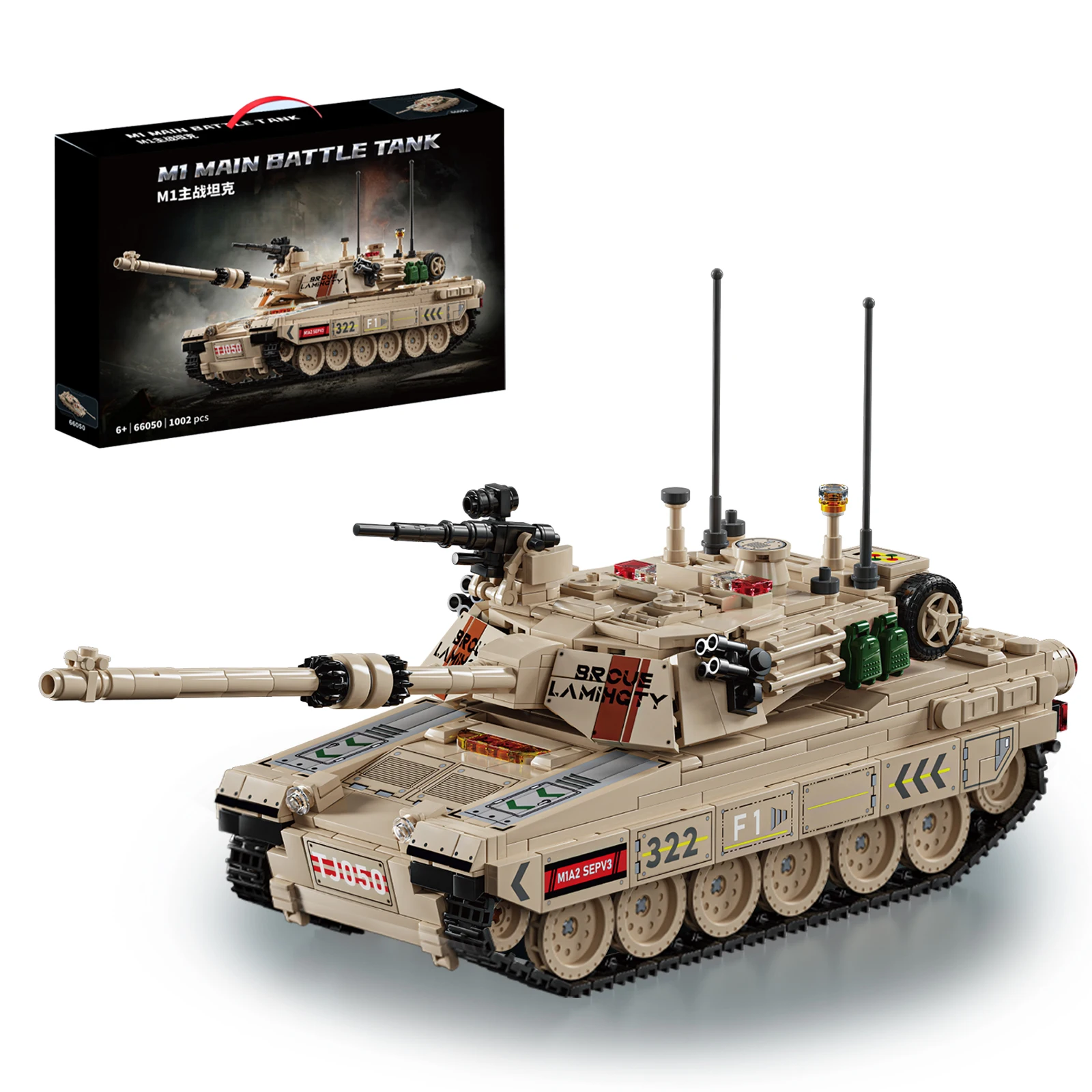 1:28 M1A2 Main Battle Tank Building Block Set WWII Army Model for adults, boys and tank fans aged 8-14, ideal military toy gift
1:28 M1A2 Main Battle Tank Building Block Set WWII Army Model for adults, boys and tank fans aged 8-14, ideal military toy gift